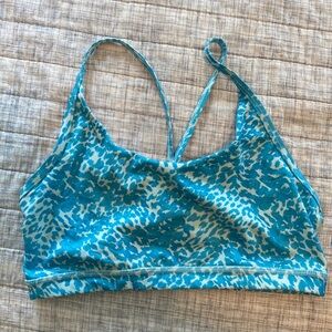 Fleo Cami bra large blue leopard
